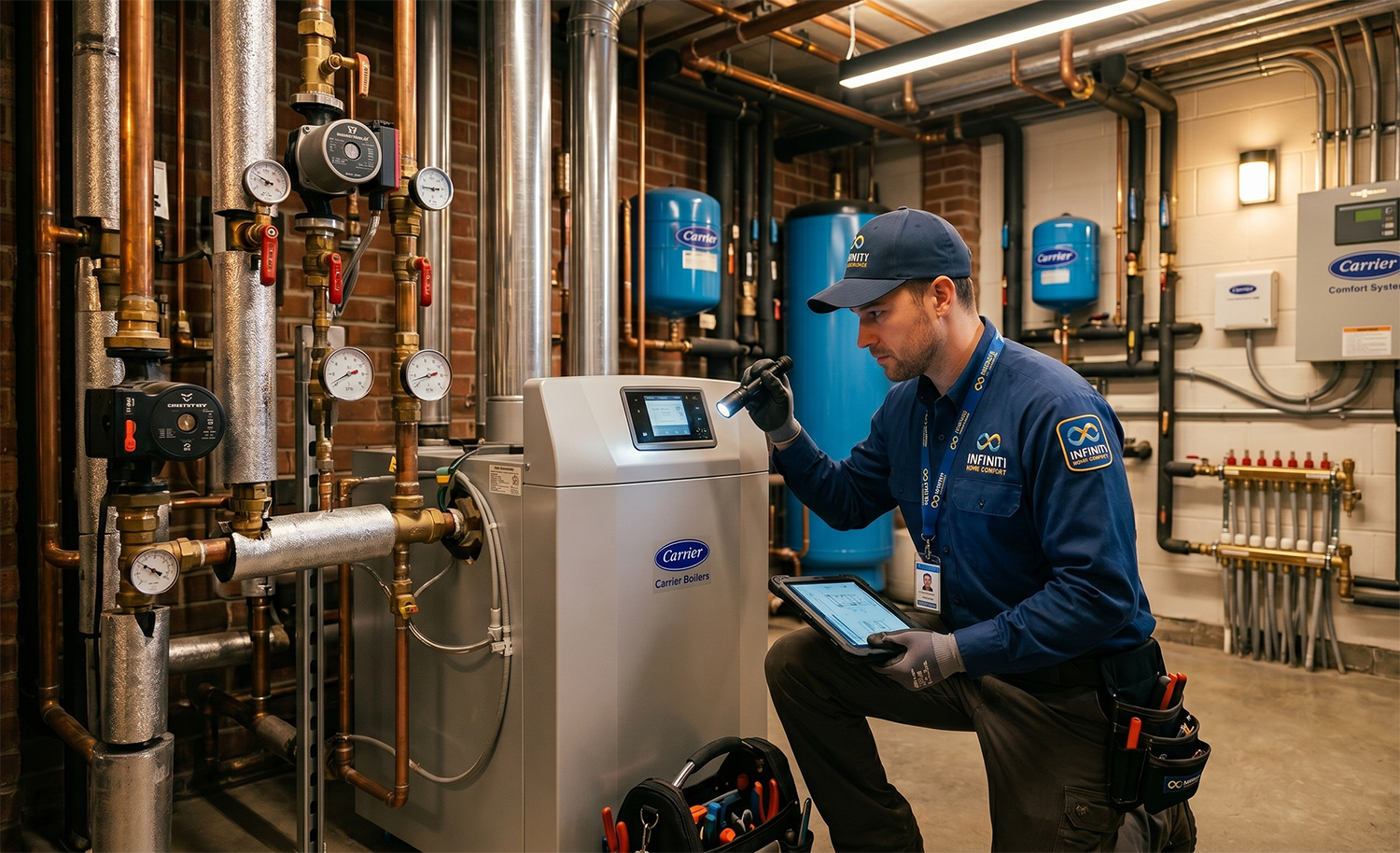 Services infiniti home comfort boilers