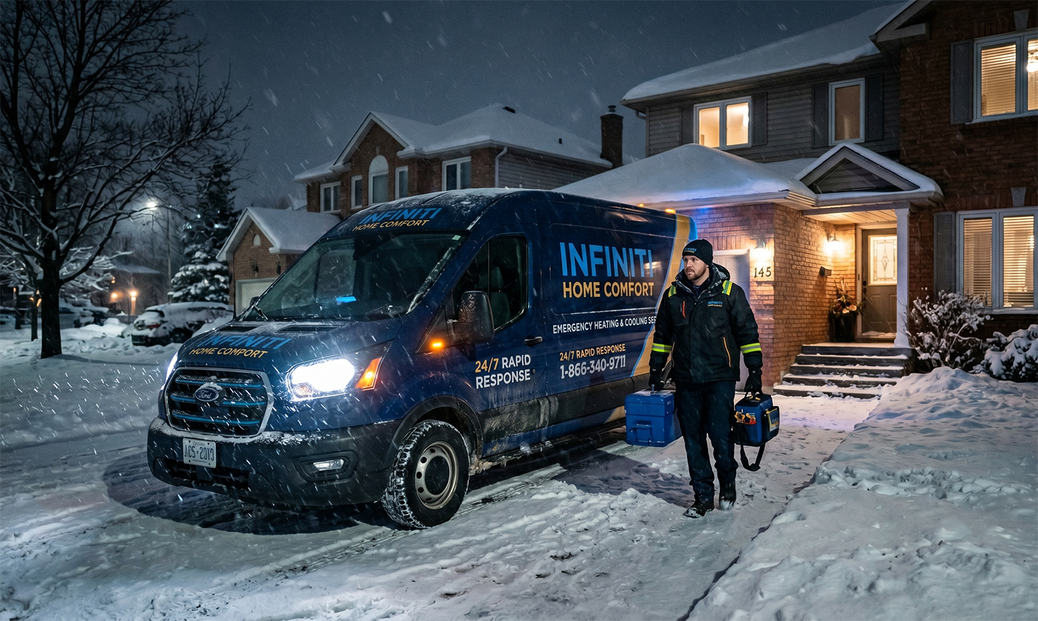 Services infiniti home comfort emergency call