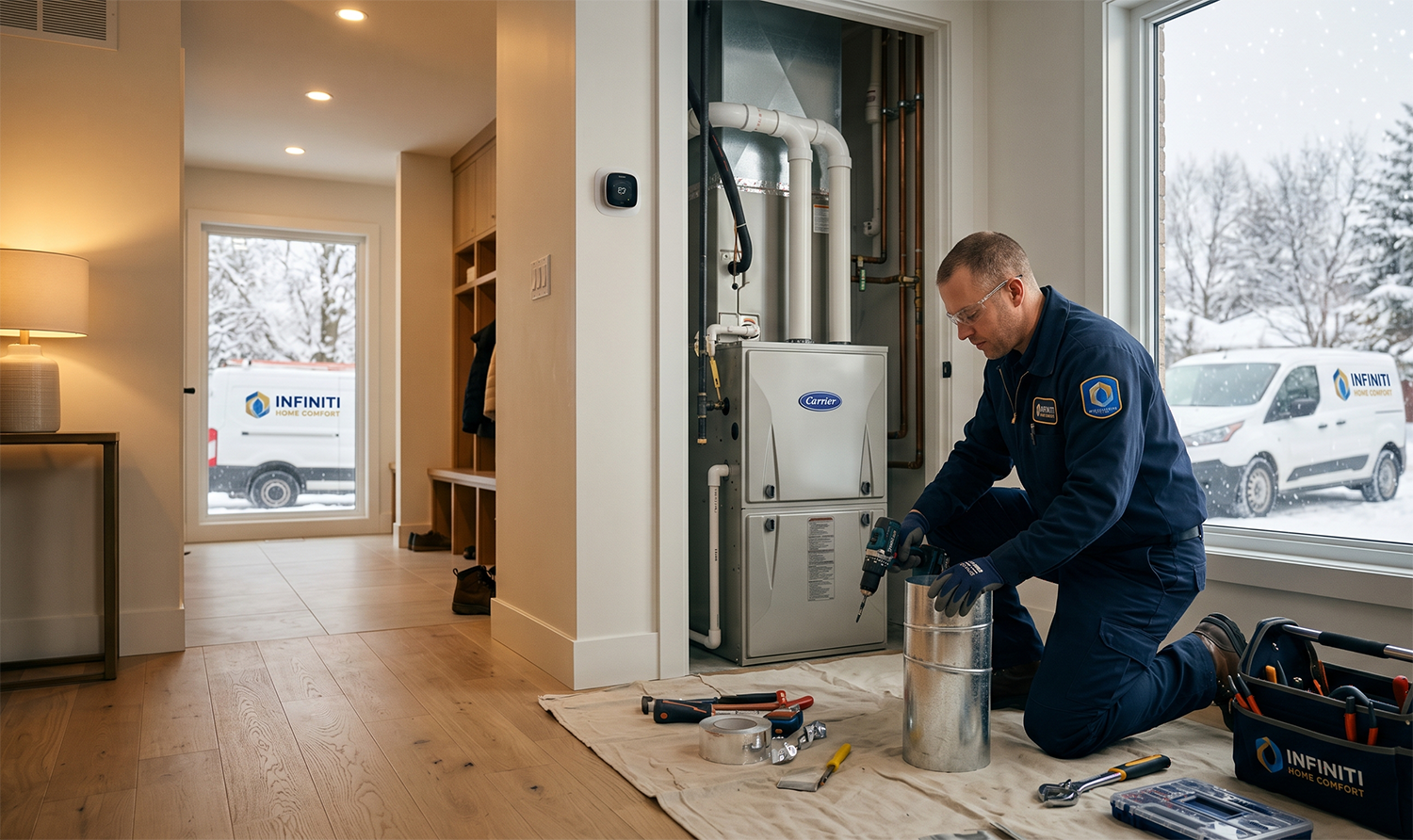 Services infiniti home comfort furnace