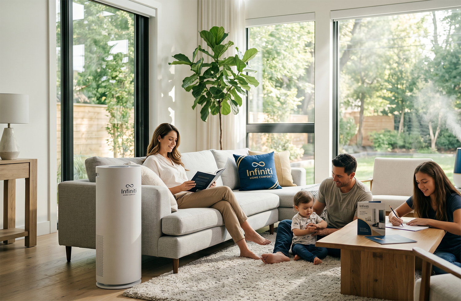 Services infiniti home comfort indoor air solution
