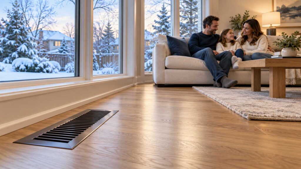 High efficiency furnace installation for reliable home heating in Ontario